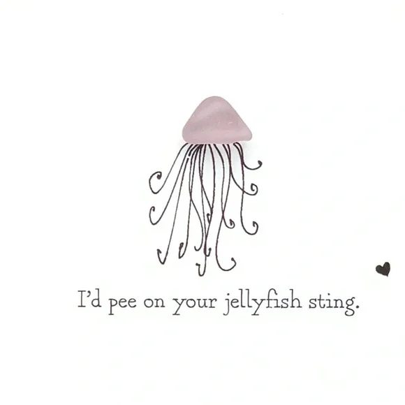 Sea Glass Art Sister Best Friend Present| Friendship Seaglass Jellyfish Gift - Picture 4 of 9